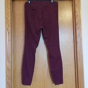 LOFT Pants - Ann Taylor Loft Merlot Leggings Pants Size 8 LOFT Pants - Ann Taylor Loft Merlot Leggings Pants Size 8